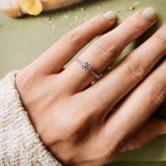 Ring Nice Lab-Grown Diamond 0,30 ct.