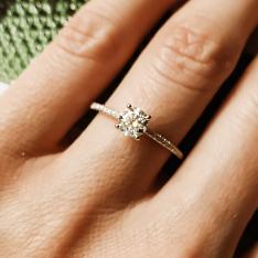 Ring Nizza Laboratory Grown Diamant 0,50 ct.