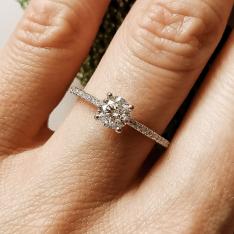 Ring Nizza Laboratory Grown Diamant 0,75 ct.