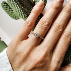 Ring Nice Lab-Grown Diamond 0,75 ct.