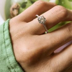 Ring Nice Lab-Grown Diamond 1,00 ct.