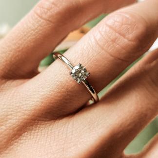 Ring Rom Laboratory Grown Diamant 0,30 ct.