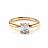 Ovaler Ring mit Labordiamant – 750er Gold, edel & nachhaltig