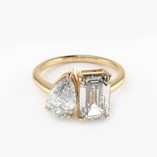 Labgrown Diamant Toi &amp; Moi