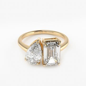 Labgrown Diamant Toi &amp; Moi