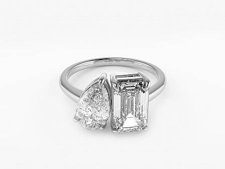 Labgrown Diamant Toi & Moi